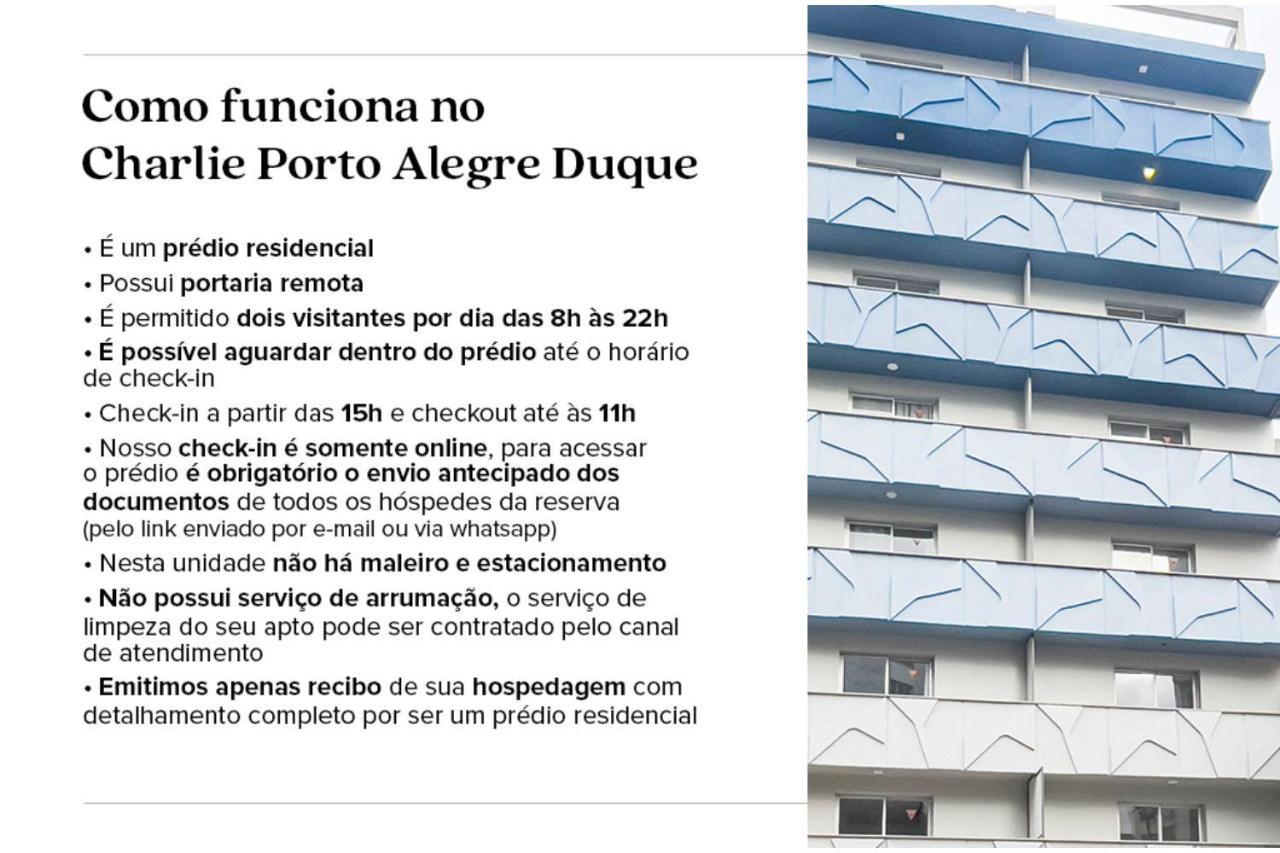 Charlie Porto Alegre Duque Apartment Exterior foto